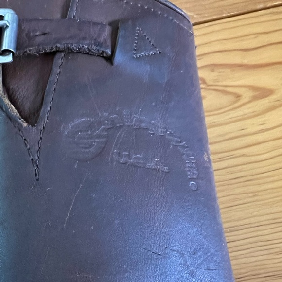 Vintage Chippewa Brown Snake Leather Boots With Buckle Straps Women’s - Picture 7 of 16